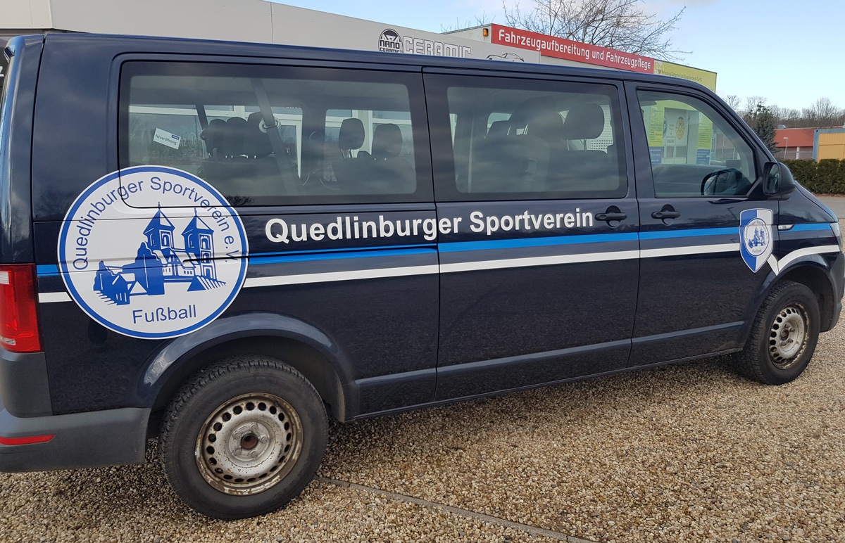 Fahrzeugbeschriftung Quedlinburger SV 