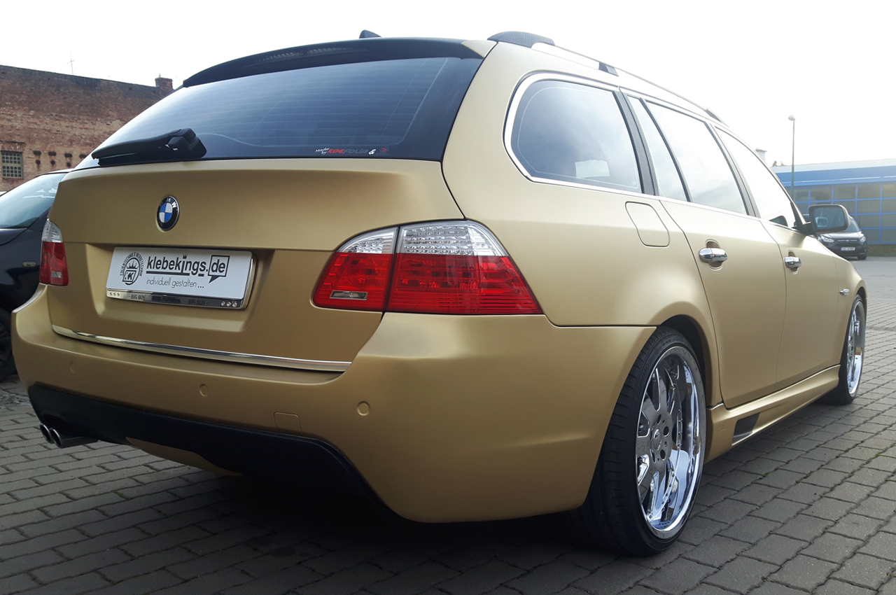 Fahrzeug Vollfolierung BMW Touring E61
