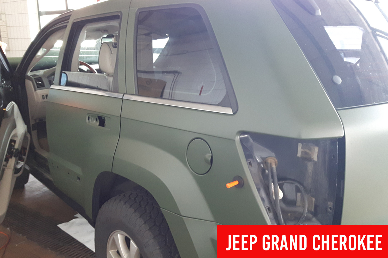 Fahrzeug Vollfolierung Jeep Grand Cherokee